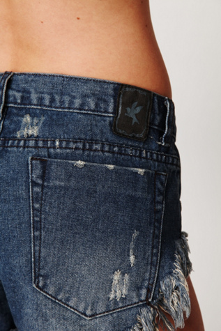 Denim Cutoff Short