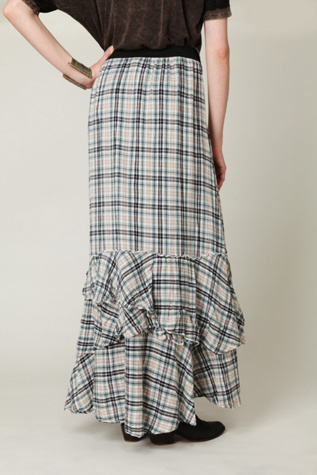 FP ONE Plaid Maxi Skirt
