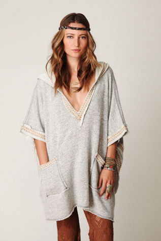 Chunky Knit Poncho