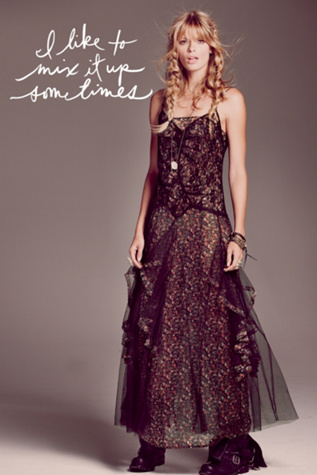 FP ONE Opera Mesh Maxi Dress
