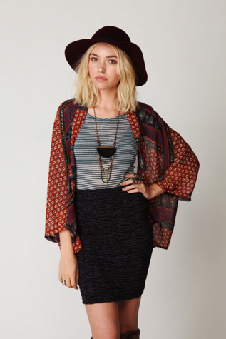 Waves Texture Bodycon