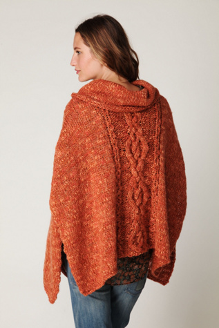 Last Town Cable Poncho