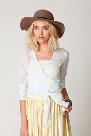 Cut & Sew Wrap Sweater