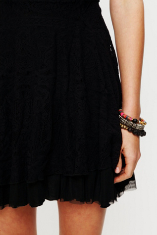 Scallop Strapless Dress