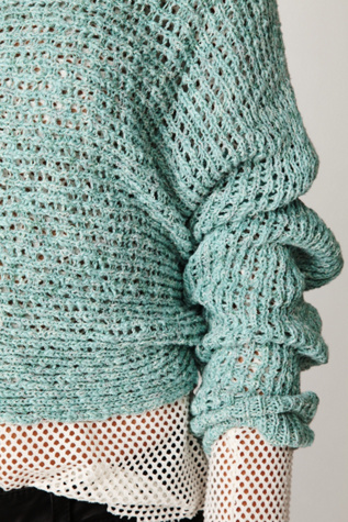 Speckle Ribbed Pullover