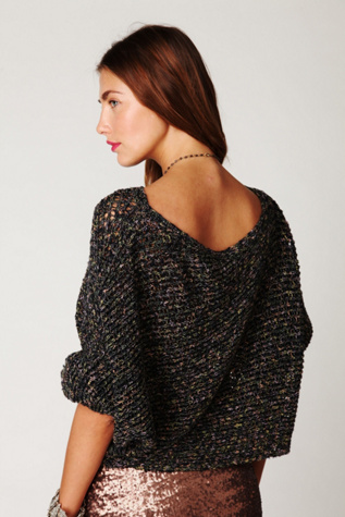 Speckle Ribbed Pullover