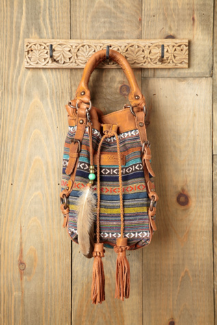 Jacquard Bucket Bag