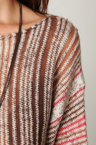 Stripe Cashmere Pullover