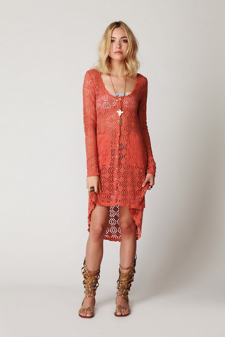Crochet Love Long Sleeve Cardi