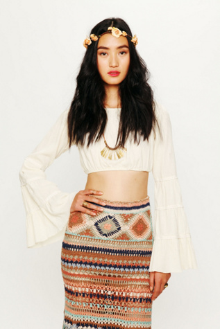 Super Crop Guaze Top