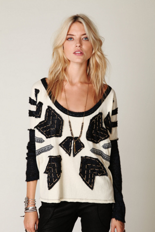 Nordic Compass Long Sleeve Top