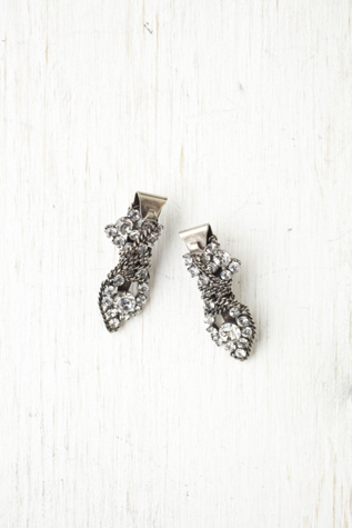 Chain Wrapped Drop Earrings