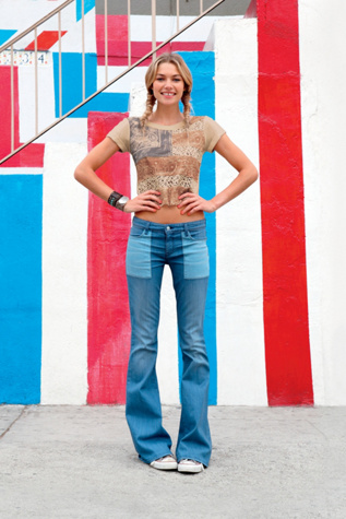 Shelby Patch Pocket Flare