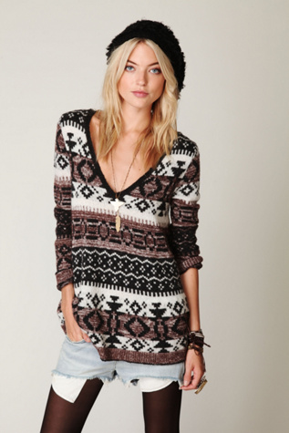 Fairisle VNeck Pullover