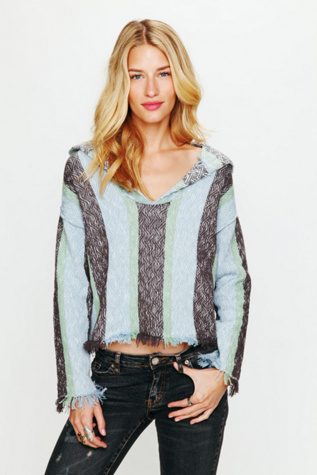 Stripe Baja Pullover