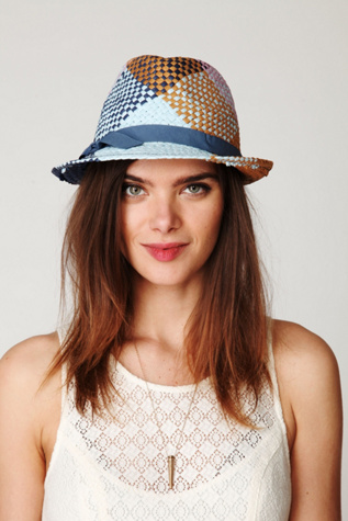 Stef Plaid and Straw Fedora