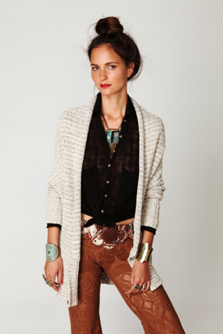 Amoudi Striped Cardigan
