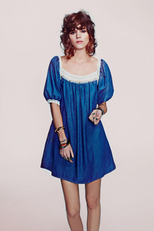 Riveted Denim Dress