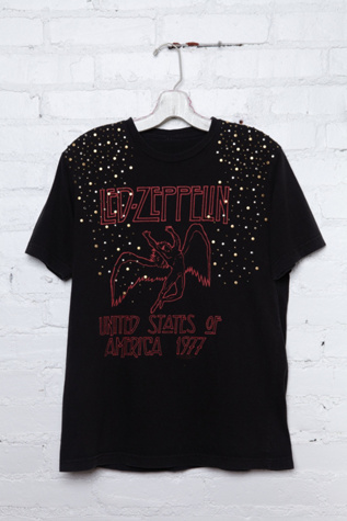 Vintage Studded Led Zeppelin Tee in catalog-nov-11-catalog-nov-11-catalog-items