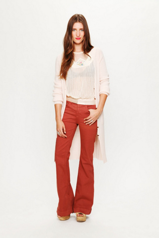 Ribbed Long Cashmere Cardigan
