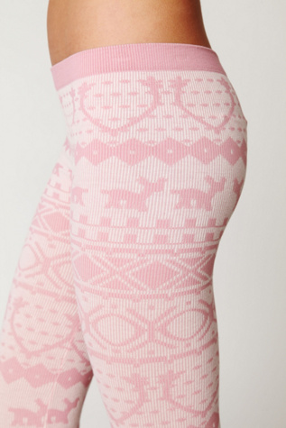 Intarsia Legging