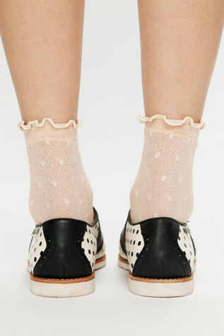 Cream / Black Polka Dots