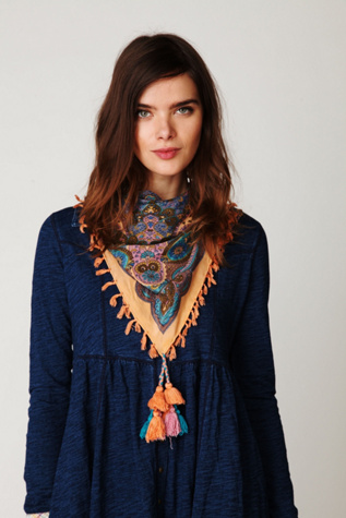 Paisley Tassel Scarf