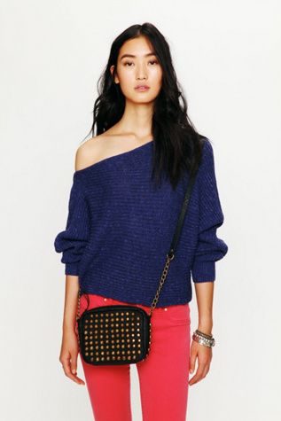 Horizontal Rib Marled Sweater