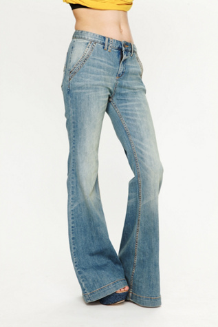 Denim Trousers with Pocket Details