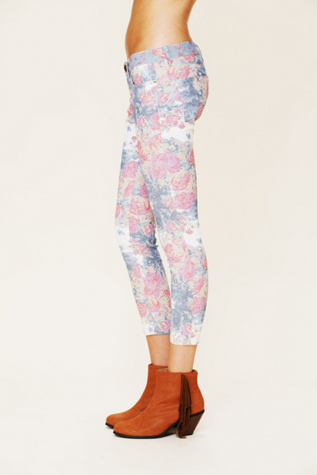Floral Skinny Crop