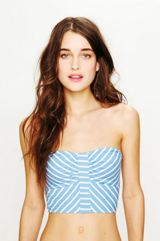 Engineered Stripe Bandeau