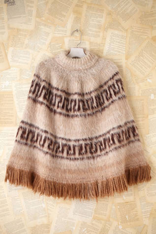 Vintage Bolivian Poncho