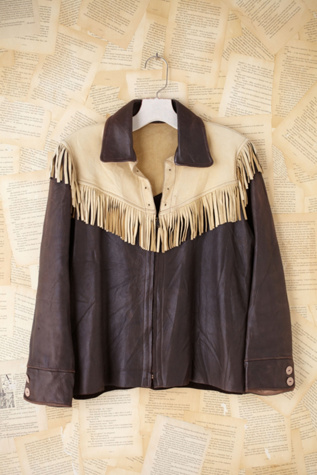 Vintage Two Tone Leather Top