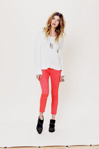 Colored Ankle Crop