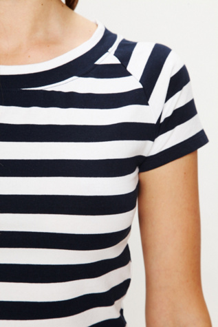 Navy and White