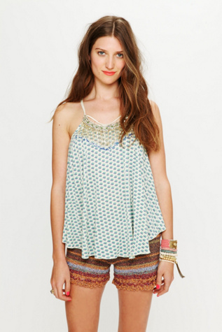 FP ONE Marigold Embroidered Tank