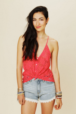 Love Sam Eyelet Tank