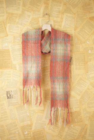 Vintage Plaid Scarf