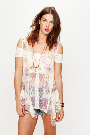 FP ONE Floral Lace Tunic