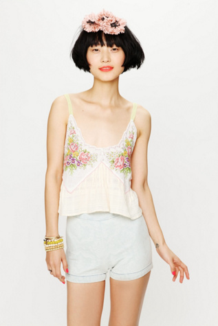 FP New Romantics Printed Crop Cami