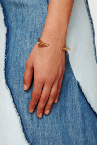 Double Point Bronze Cuff