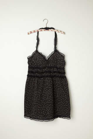 Printed Dobby Halter Slip