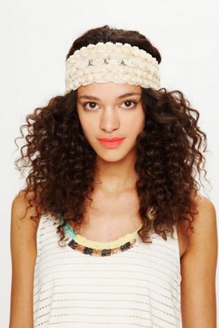 Tatty Floral Gauze Headwrap