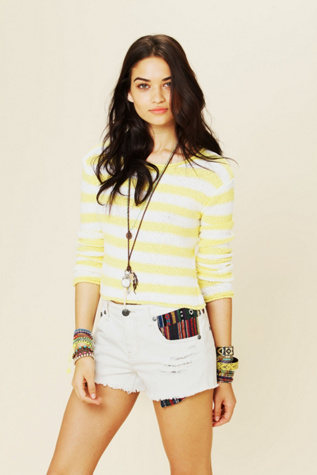 Rugged Ripped Baja Denim Shorts
