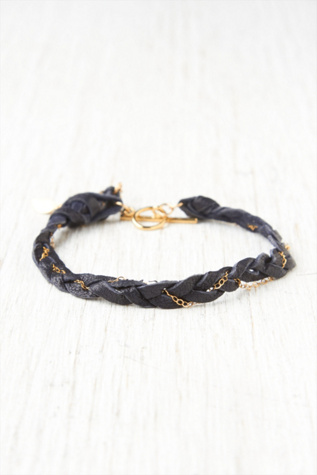 Slate Braided Bracelet