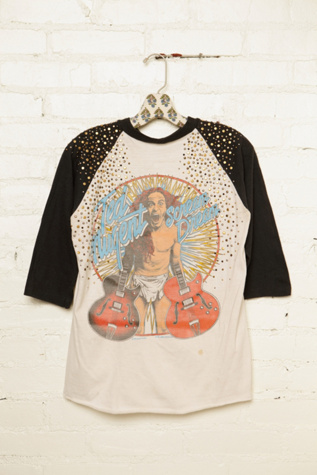 Vintage Studded Ted Nugent Baseball Tee