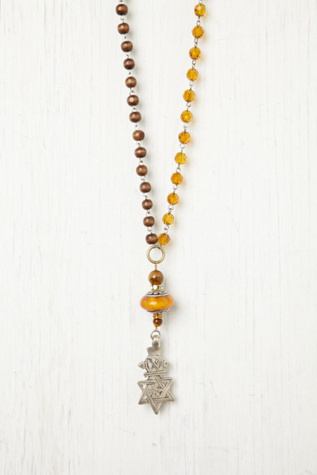 Earth Tone India Amber Necklace