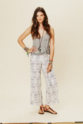 Printed Beach Pant