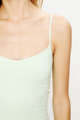 Lace Trim Seamless Tank