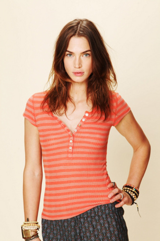 Sailor Stripe Rib Tee